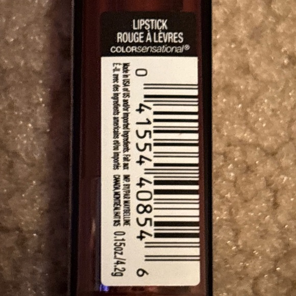 Maybelline Color Sensational Lipstick, Cream Finish, Nude Lust #920 New - Picture 13 of 14